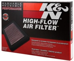 Hyundai Genesis Performance Air Intake - K&N Engineering - High-Flow Air Filter - `09-`14